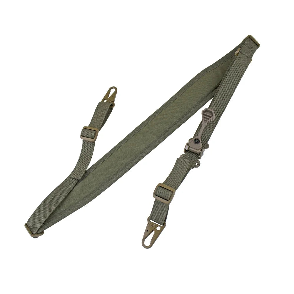 Tactical Rifle Strap Sling Modular Strap Removable 2 Point/1 Point 2.25" Padded Shooting Shoulder Straps Hunting Accessories