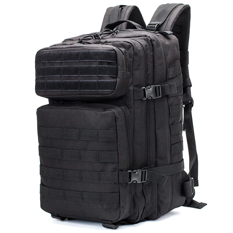 40L Waterproof Nylon Tactical Backpack with Molle System for Camping Hunting Fishing Travel Sports And Hiking