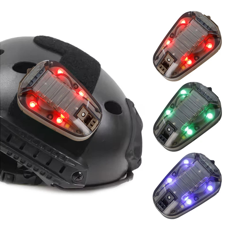 BOOIU Ladybug Lamp Signal Flash Tactical Fast Helmet Lamp Mud Survival Safety Multi-Functional Camping Hunting Outdoor Tool