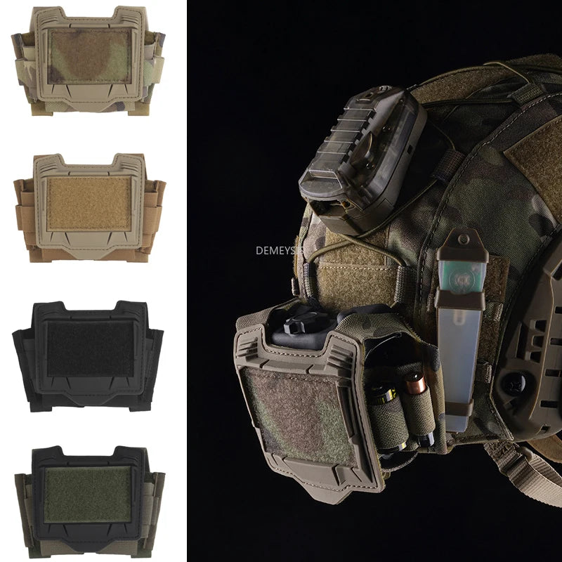 Tactical Helmet NVG Battery Pouch Hunting Airsoft Fast Helmet PVS31 Battery Box Storage CS Helmet Counterweight  Accessories Bag