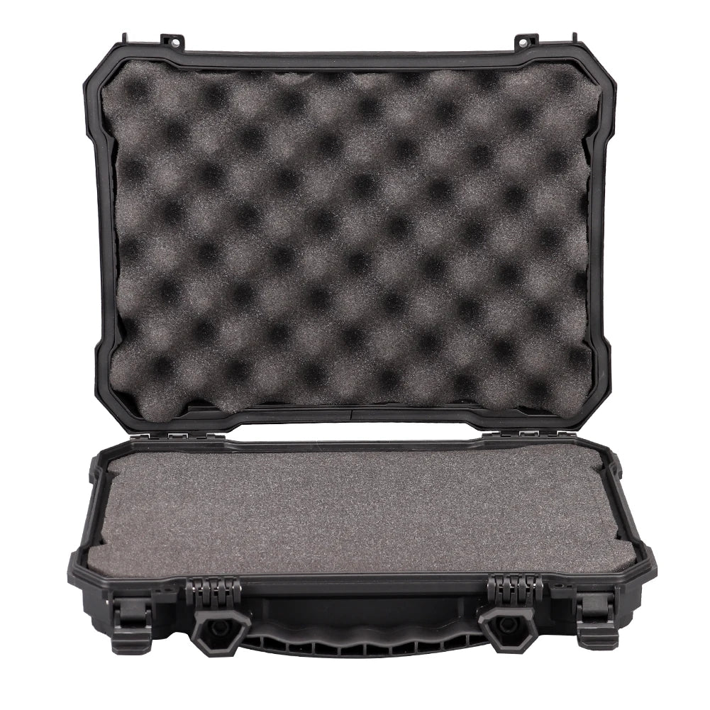 Tactical Pistol Case Hard Shell Box with Padded Foam Lining for Camera Protective Hunting Shooting Dustproof Storage Safety Box