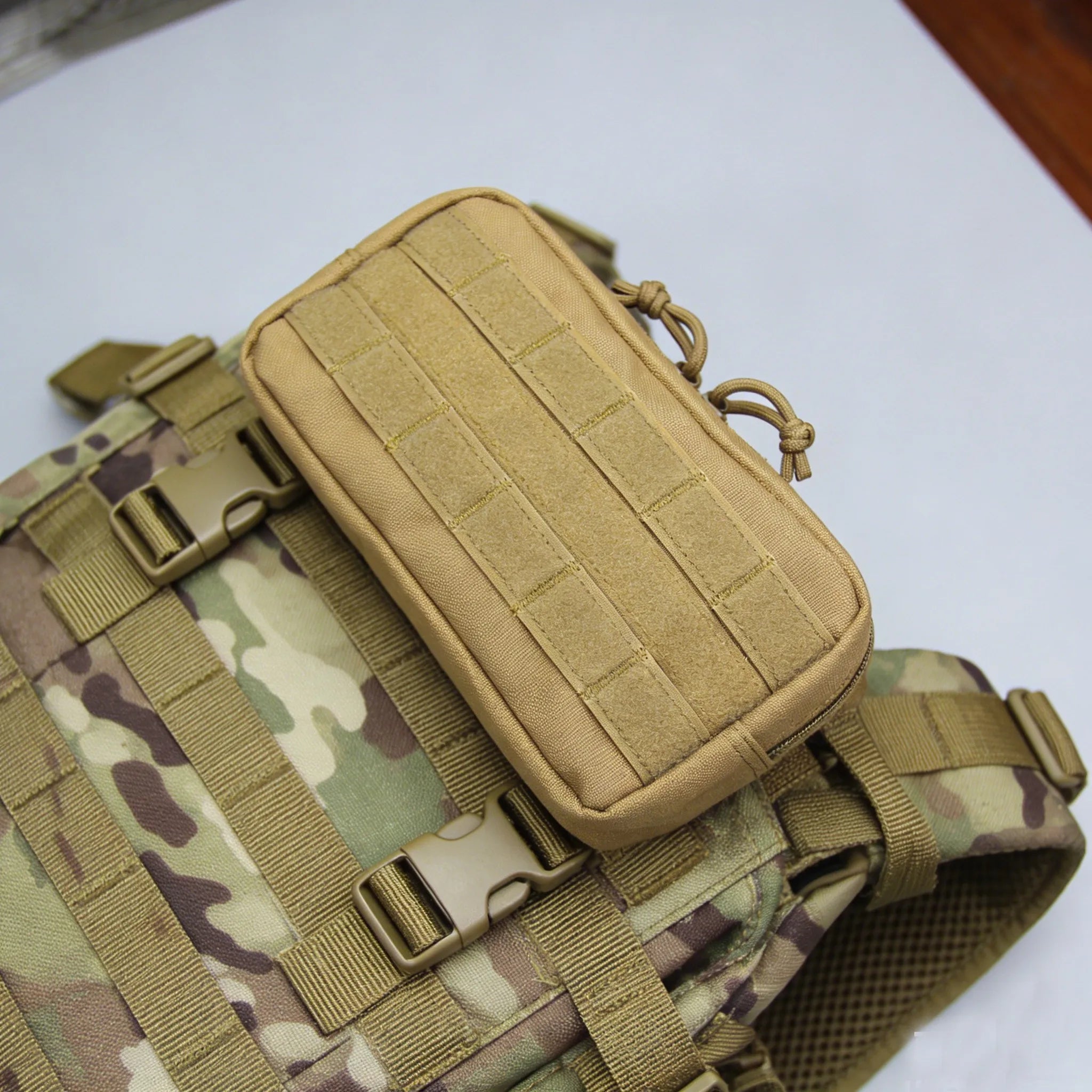 Outdoor Tool Kit Tactical Bag MOLLE Backpack Pouch Medical Kit Pouch Sport Multi-function Waterproof 1000D Nylon Bag
