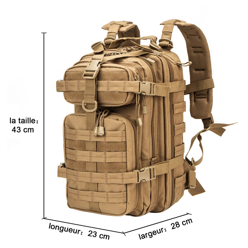 LQARMY Men Mochilas Tactical Backpack 30L Nylon Outdoor Waterproof Rucksack Hiking Camping Mochila Tatica Militar Hunting Bags