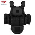 YAKEDA   Five piece equipment bag training vest, detachable and expandable, waterproof, wear-resistant and tear resistant