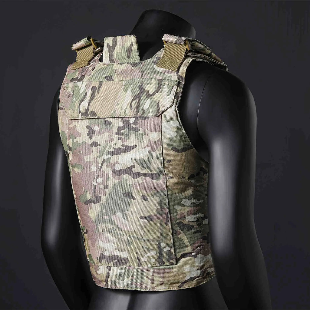 (Gift of American Flag) Quick Detachment Training Outdoor Vest Wilderness Adventure Equipment Training Clothes Black Eagle Vest