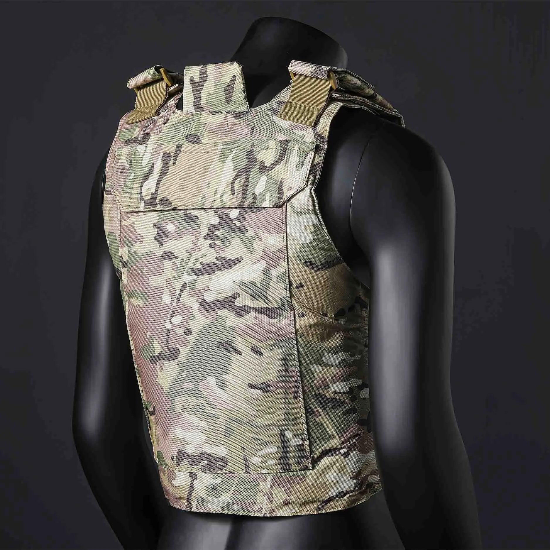 (Gift of American Flag) Quick Detachment Training Outdoor Vest Wilderness Adventure Equipment Training Clothes Black Eagle Vest