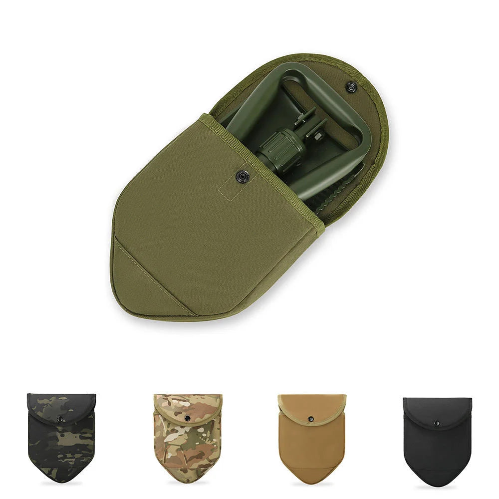Tactical MOLLE Shovel Pouch Folding Shovel Replacement Case Bag Cover Nylon Protective Carry Bag for Hunting Hiking Camping