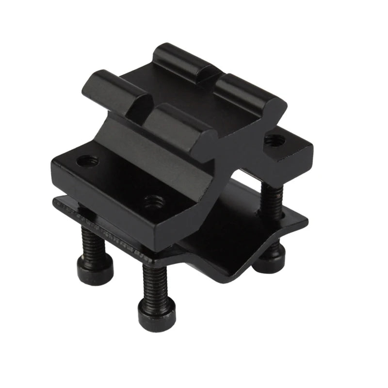 Flashlight Bracket Adjustable Bipod Adapter with Barrel Tube Mount for Picatinny Scope Sight Torch Hunting Accessori