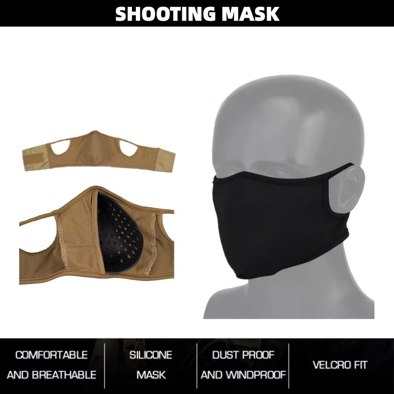 Multi-Purpose Shooting Mask | Windproof Dustproof Hunting Mask | For Wilderness Adventure Accessories
