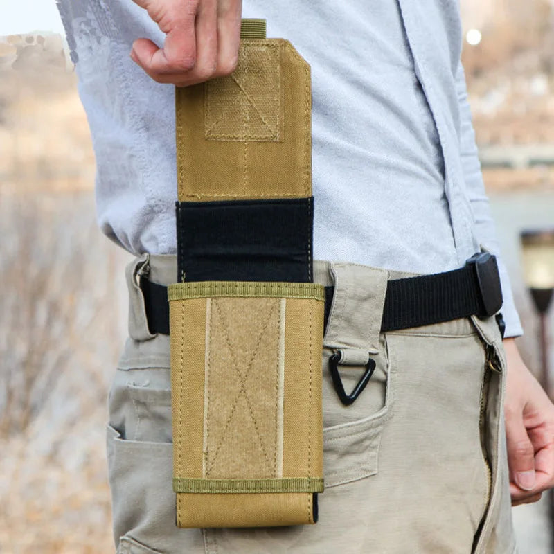 Outdoor Molle Phone Pouch Tactical Waist Pack Camping Hiking Hunting Accessories EDC Tool Bag Sports Mobile Phone Holder Bags