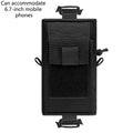 MOLLE-Compatible Shoulder Strap Bag | Multi-Function Outdoor Pouch | Phone Holder & Storage for Camping & Hiking Gear