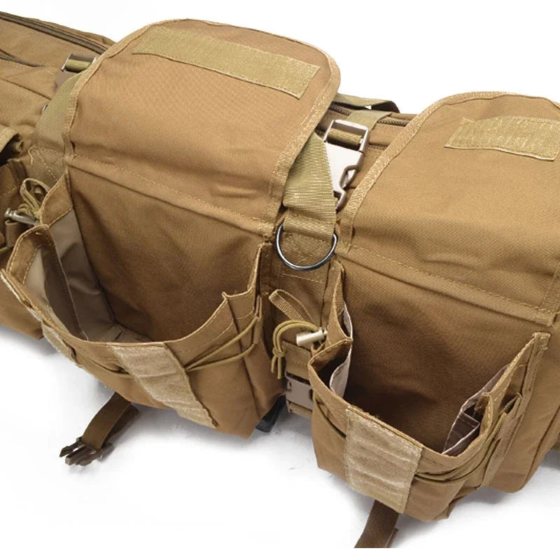 Tactical Double Rifle Gun Case Hunting Shooting Padded Shotgun Storage Backpack Pistol and Magazine Storage Bag