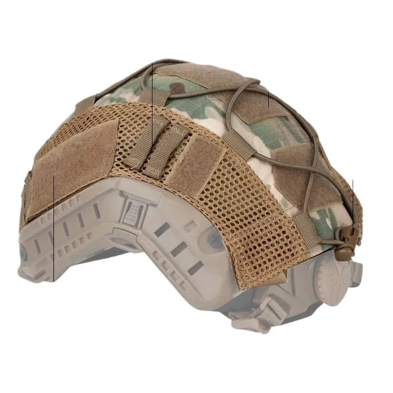 Tactical Helmet Cover Lightweight Camo Shell for FAST Helmet Compatible with FAST QRF SEALS Helmets