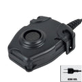 Tactical Headset PTT Adapter Cable For Z Tactical Headset ComtacII H50 MSA SORDIN H60 HD03 Kenwood Baofeng Two Way Radio