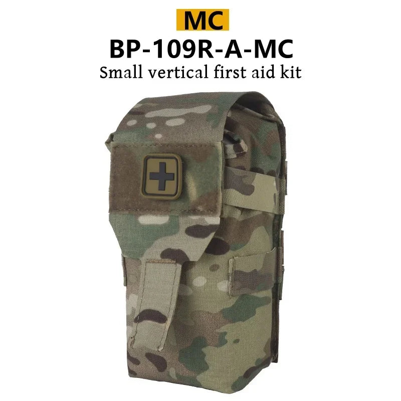 Compact Upright Emergency Organizer Quick-Access Bag with Handle Water-Resistant Molle Hunting Pack