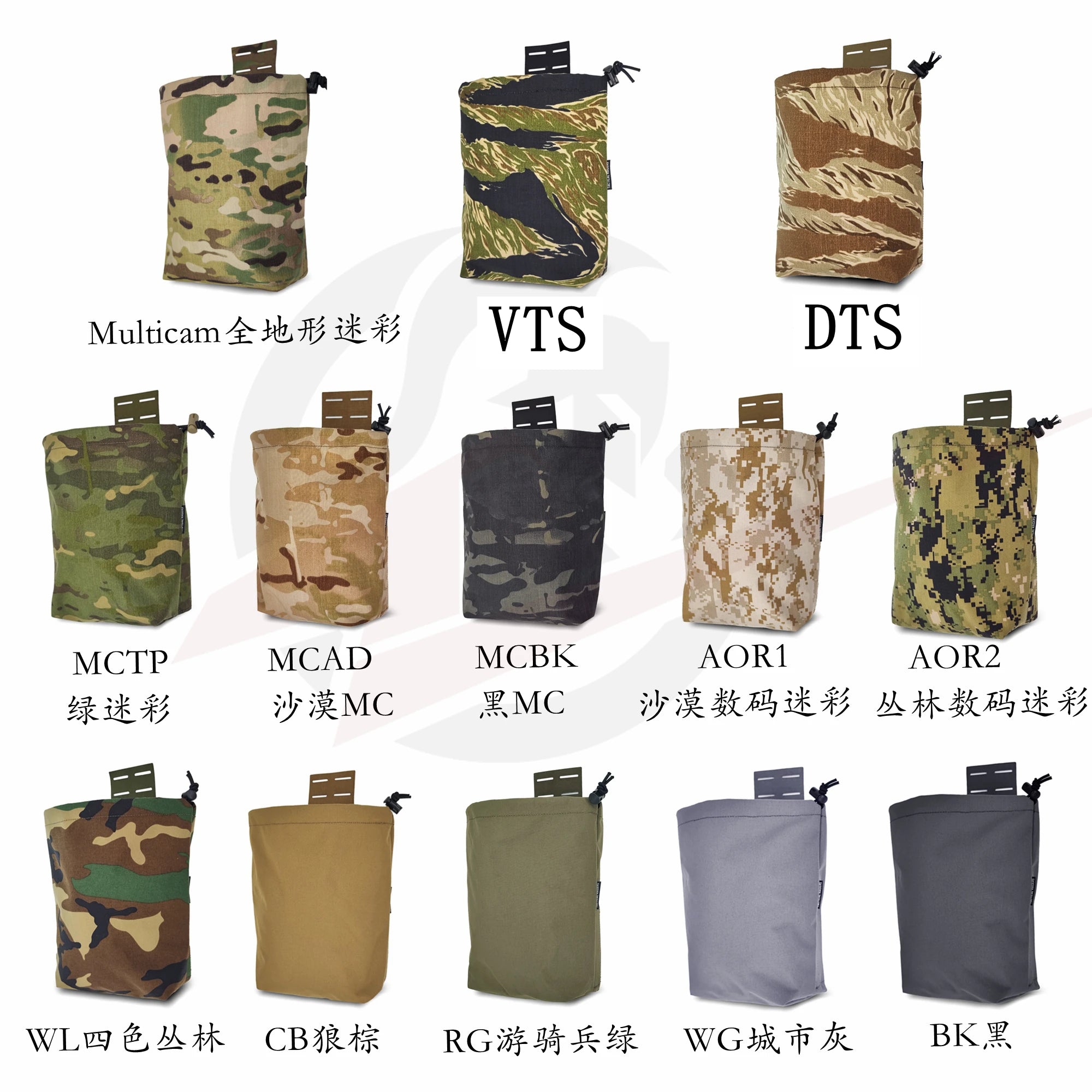 【Tactical Raiders】PD-007 KC Style Tactical The Dump Pouch Mag Pouch GP Pouch
