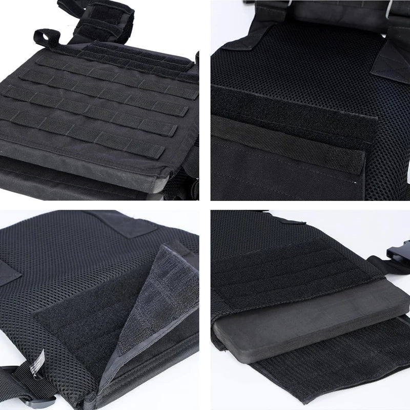 LQARMY Weighted Vest for Men and Women Weight Vests Adjustable Strength and Endurance Training Fitness Tactical Running
