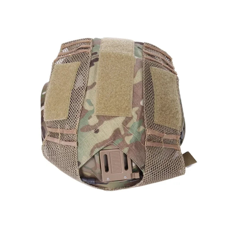 Tactical Riding Helmet Cover for Outdoor Sports Compatible with FAST Maritime SEAL Helmet Camo Design Breathable Fabric