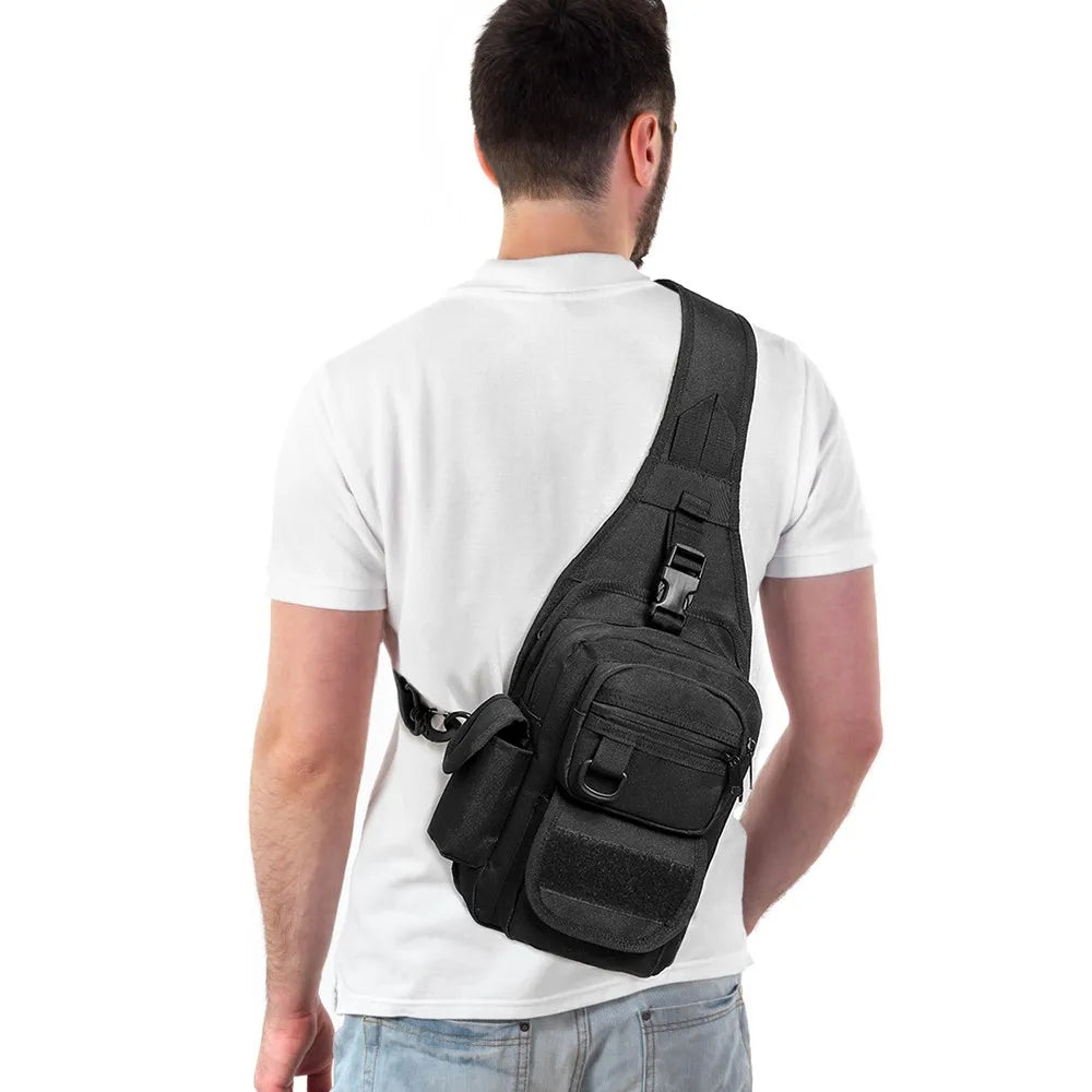 Tactical Pistol Bag Carry Gun Bag Concealed Pistol Holster Handgun Carry Pouch Outdoor EDC Tools Bag Adjustable Sling Backpack