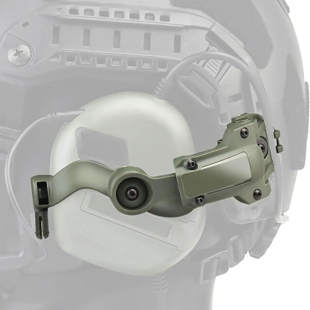 Tactical Headset Holder Fast Helmet Rail Mount Adapter Multi-Angle Rotation Pickup Headphone Bracket OPS CORE ARC/Wendy