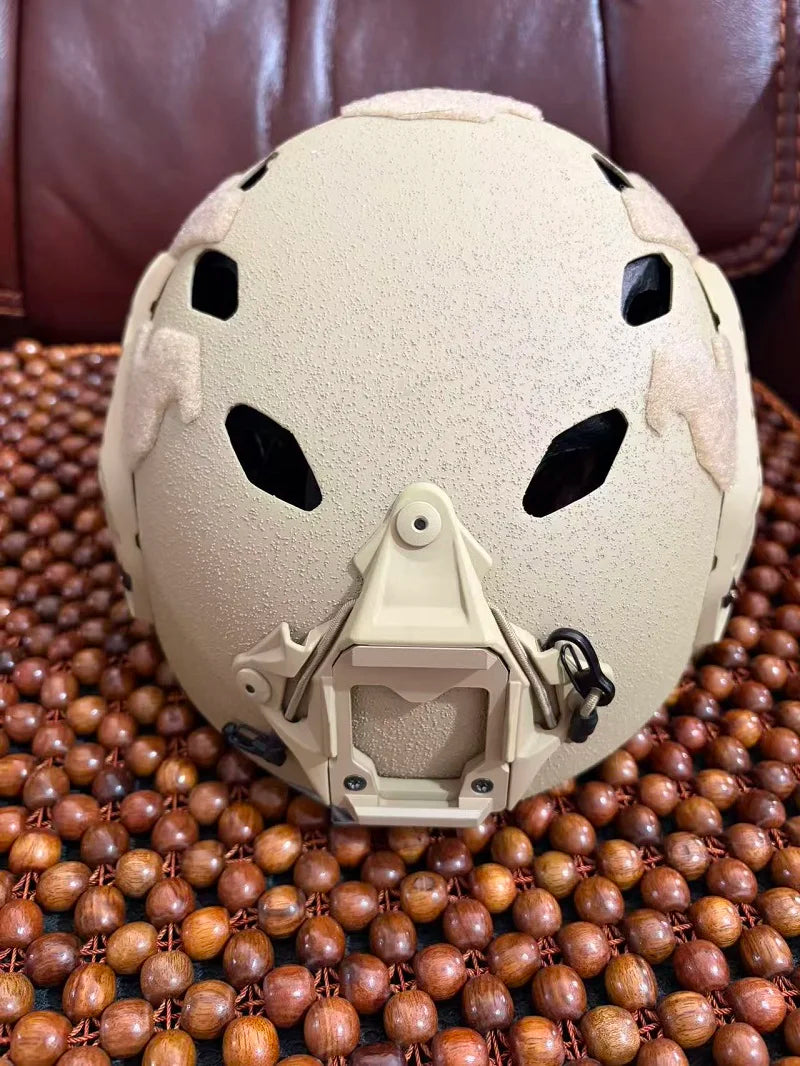 Perforated Carbon Fiber Version Lightweight Breathable Suspension Security Emergency Riding Helmet
