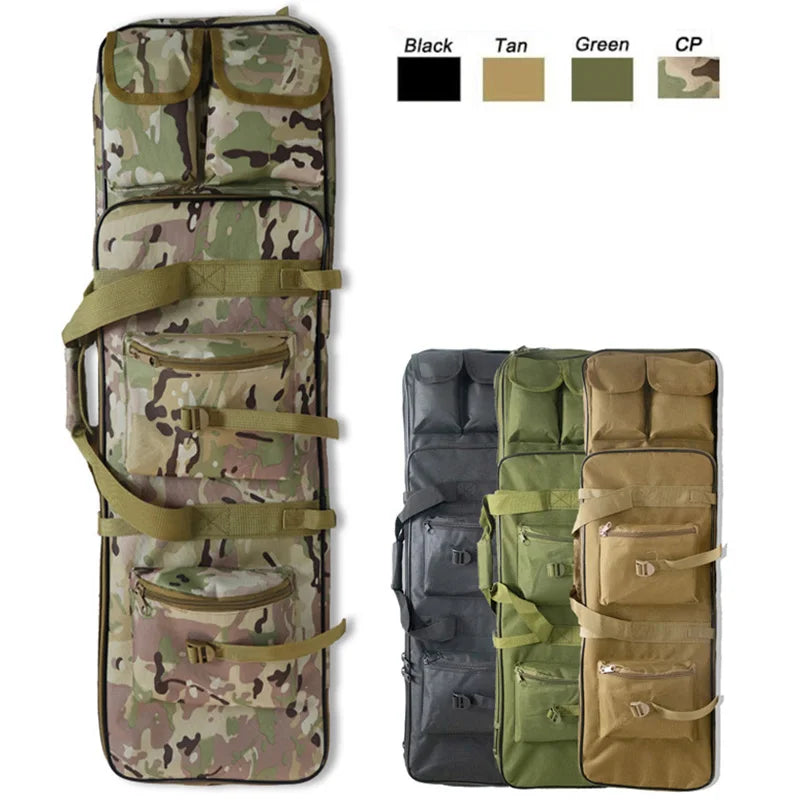 81 94 118 cm Hunting Equipment Tactical Gun Bag Multicam Camo Outdoor Molle Bag Shooting Airsoft Rifle Gun Carry Shoulder Bag