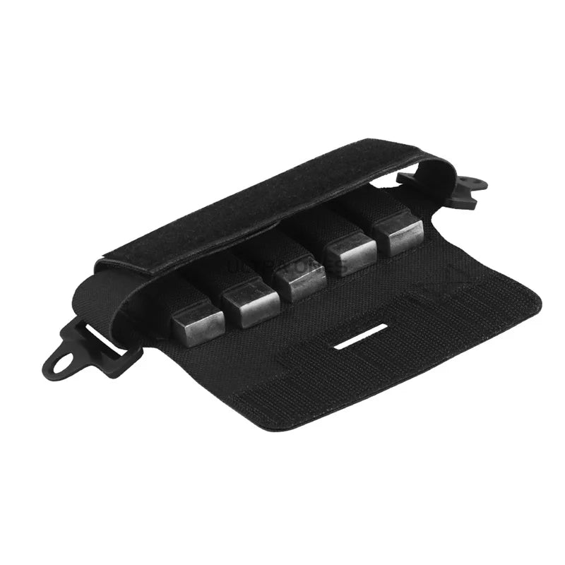 Tactical Helmet Balance Counterweight Pouch Hunting Combat CS Helmets Counterbalance Weight Bags with Five Counter Blocks