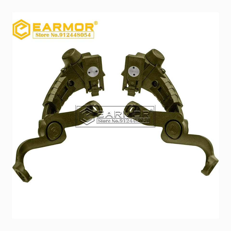 EARMOR M16 Tactical Headset ARC Helmet Rails Adapter Attachment Kit for M31X/M32X & M31/M32-Mark3 Headset
