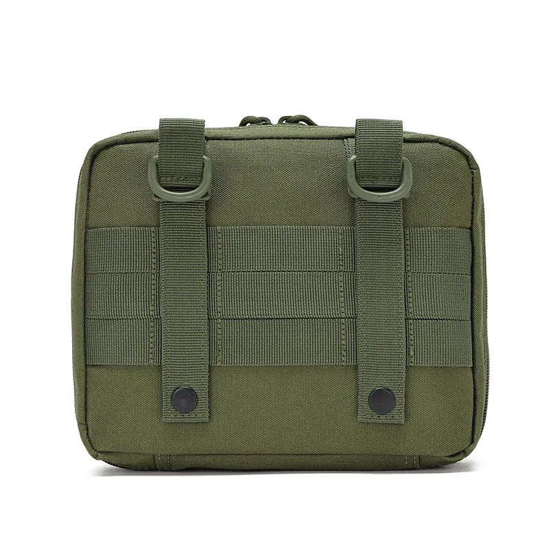 434 Tactical Admin Molle Pouch, Medical EDC EMT Utility Bag Shell Design Attachment Pouches 1000D Nylon Hiking Belt Bags