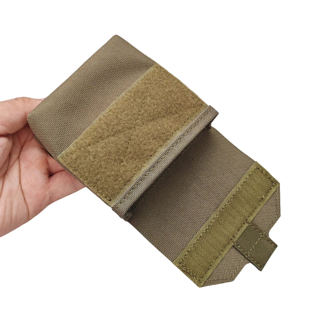 Tactical Utility Pouch Nylon EDC Small Gear Bag Velcro Flap MOLLE Compatible for Hiking Camping Outdoor