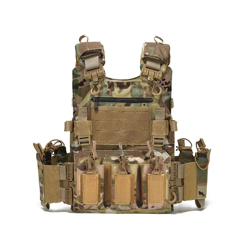 Multi-functional wear-resistant tactical vest outdoor training clothes outdoor equipment protective waistcoat