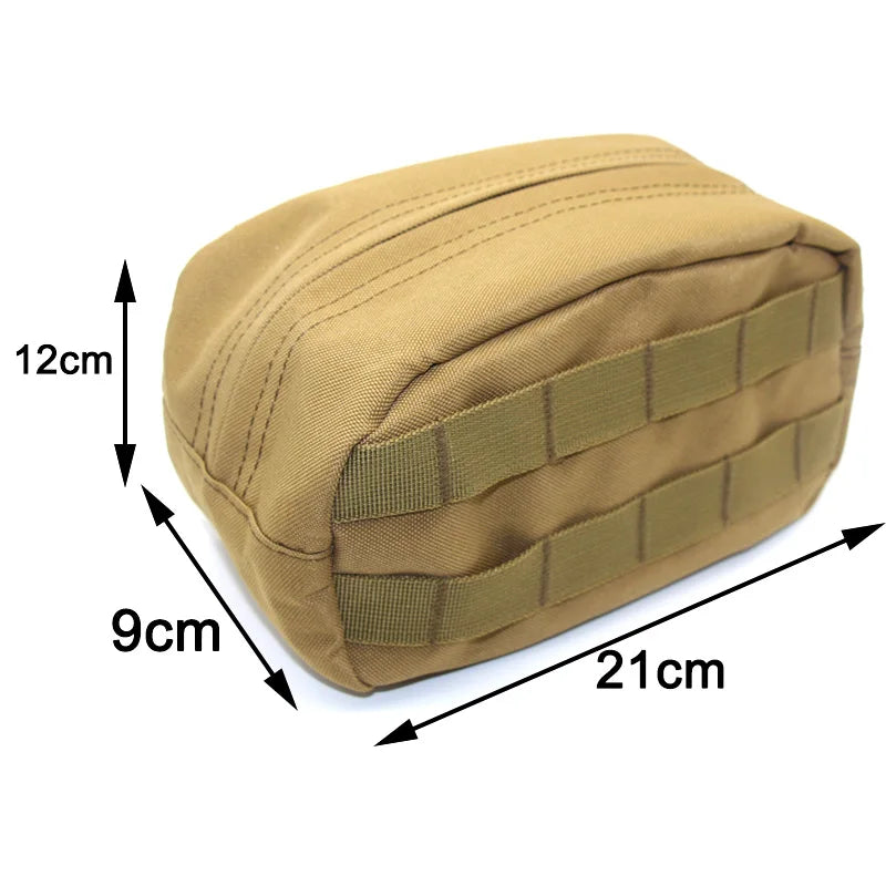Tactical Molle Pouch Dump Pouch Magazine Utility Tool Belt EDC Pouch Waist Belt Fanny Pack Ammo Pouch