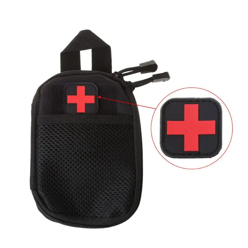 Tactical Armband First Aid Outdoor Hunting Medical Personnel Badge Brassard Red Cross Magic Sticker PVC Patch Morale Accessories