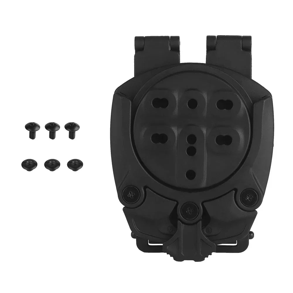 Tactical Quick Disconnect Kit 360 Degree Angle Platform with Molle Clamp Kydex Adapter Accessory Tactical Gear Adapter