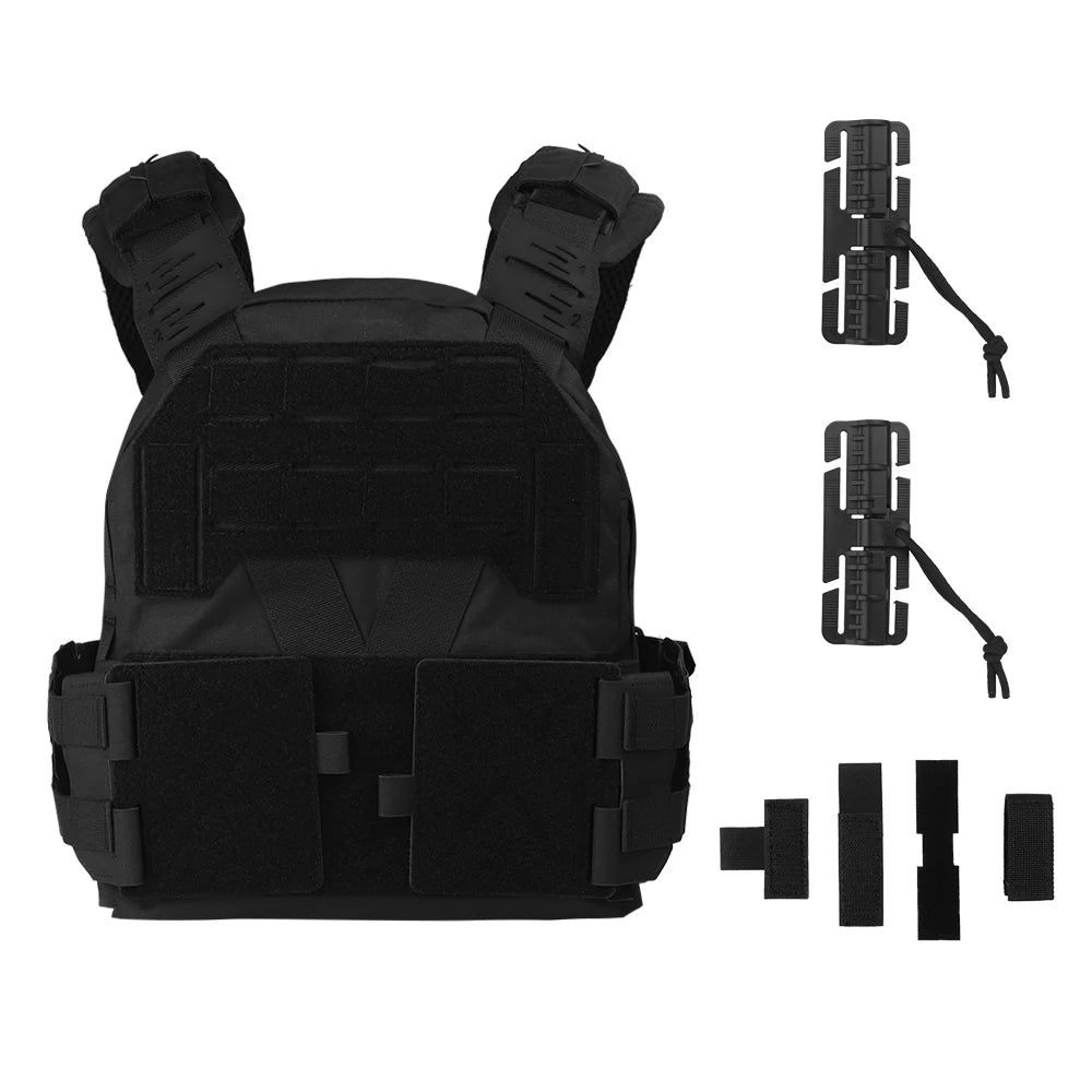 POSEIDON DEFENSE KZ Molle System Version Vest Plate Carrier Quick-Release Cummerbund Breathable Padded Mesh Lining