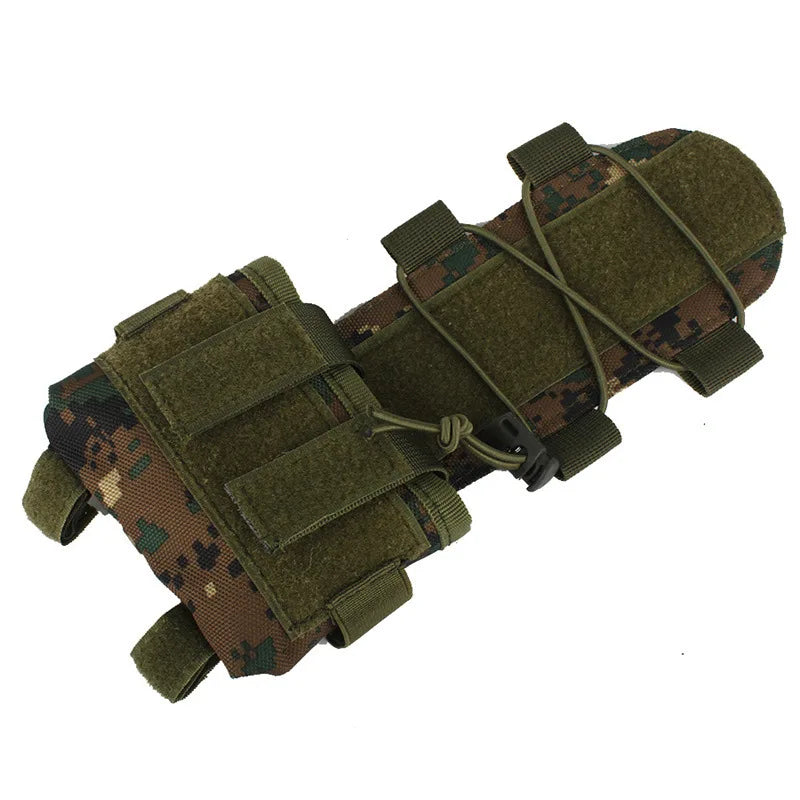 Tactical Helmet Battery Pouch MK2 - NVG Counterweight Pack with Hook & Loop, Molle-Compatible Airsoft, Durable Nylon Organizer