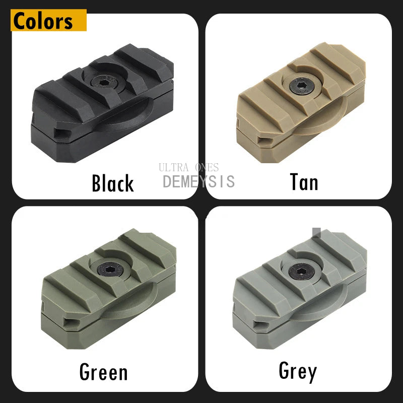 Tactical Helmet Side Guide Rails Adjustable Fast Helmets Mount Adapter 360 Degrees Outdoor Hunting Wargame Helmets Accessory