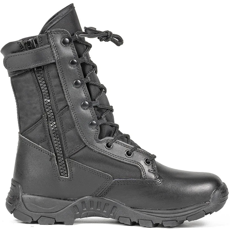 Lynjacye New Men's Women's Gray Green ZS High Top Combat Boots Desert Boots Lightweight Outdoor Hiking Boots