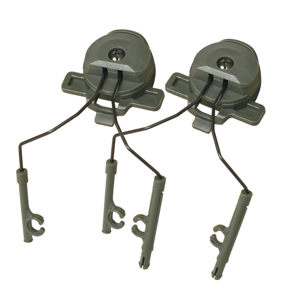 Tactical Over-Ear Headphone Stand Track Adapter Pairs With The Wendy Helmet And Uses The Air Gun Paintball Headphone Bracket