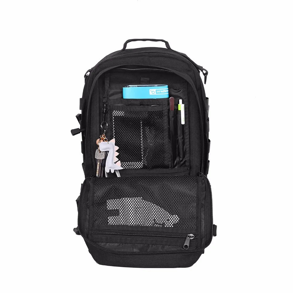 Army Camouflage Backpack Attack Large 3P Outdoor Travel Shoulders Backpack Army Camo Tactical Cycling Camping Shoulder Bag