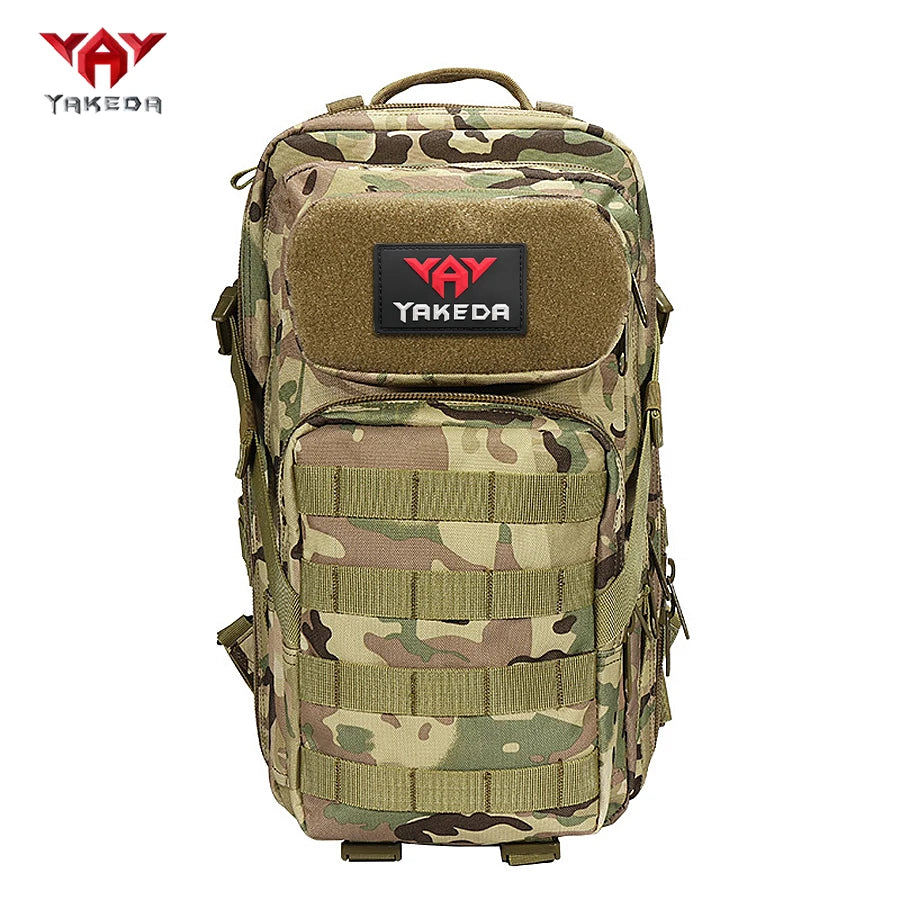 YAKEDA 26L Multi functional Sports Backpack 600D Polyester Tear resistant and Wear resistant Material with Multi layer Pockets