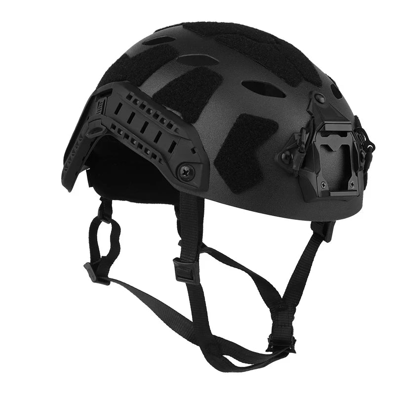 Tactical Helmet Added night vision goggles bracket CS Round Holes Fast Helmet Helmet for outdoor shooting shooting hunting