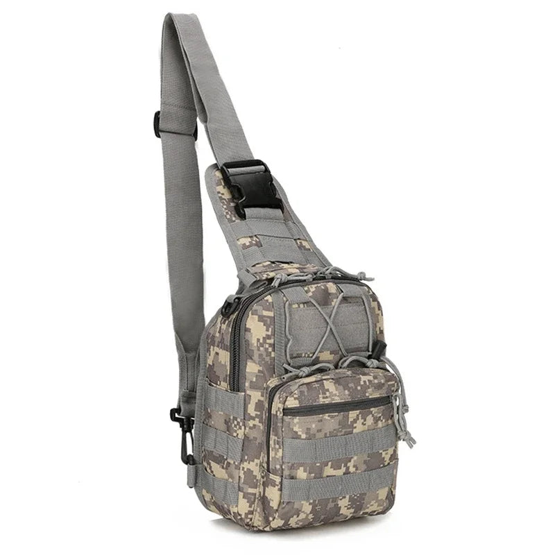 Hunting Bag,Tactical Shoulder Bag 800D,Waterproof Oxford Small Chest Bag,Outdoor Sport Sling Backpack for Hiking Hunting Camping