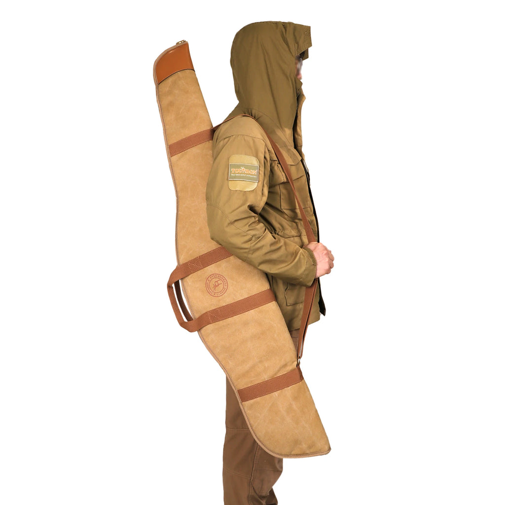 Tourbon Hunting Optical Sight Scoped Rifle Soft Case Shooting Slip Thick Padded Fleece Canvas Gun Protection Bag Gun Accessories