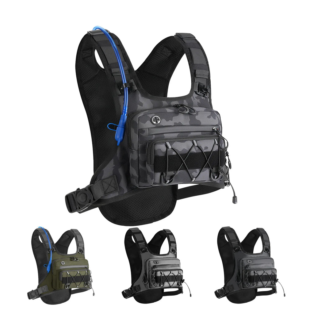 New Tactical Chest Bag Multi-functional Off-road Motorcycle Travel Portable Hiking Riding Backpack Core Pack