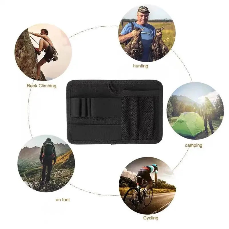 Modular Hook Loop Panel EDC Organizer - Inner Separation Pouch for Backpack Vest Hunting Accessories Utility Tools & Equipment