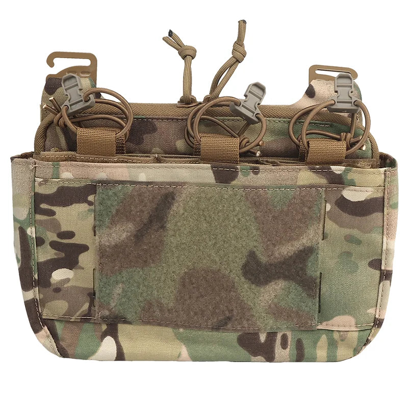Modular MOLLE Chest Rig Bag Detachable Panel System Multi Configurable Outdoor V5 Hunting Vest Gear Organizer