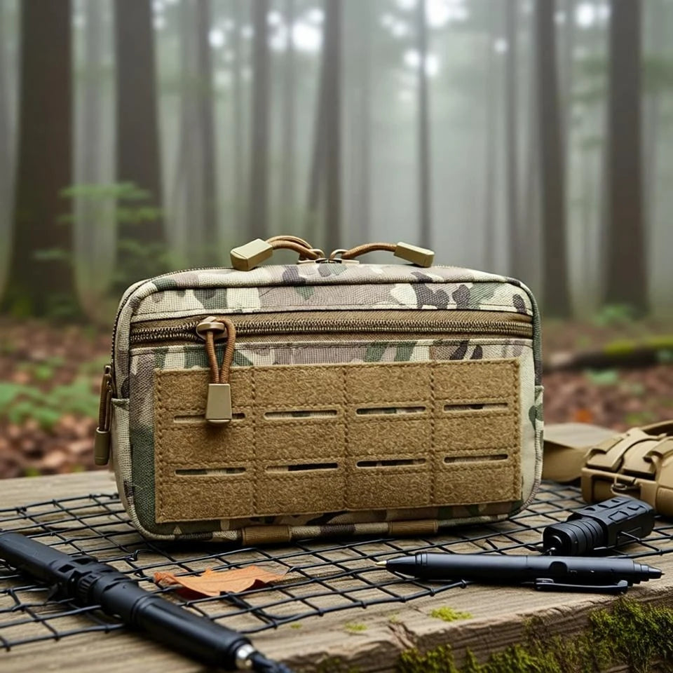 EDC Molle Tactical Pouch Waist Pack Compact Utility Pouches Waist Belt Bag Medical Bags Phone Case Outdoor Hunting Accessories