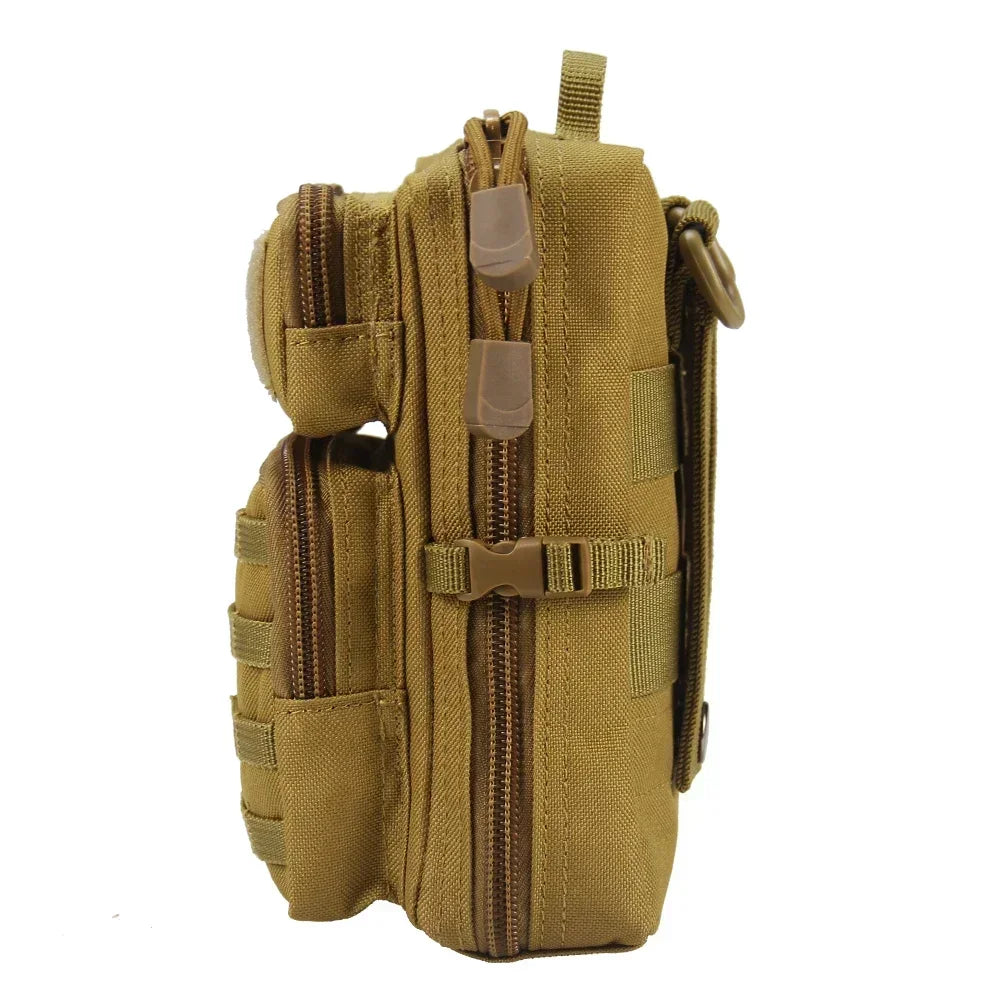 Tactical Mini Molle Utility Pouch EDC Small Tool Pouch for Outdoor Hiking Camping, Phone & Gear Storage Bag