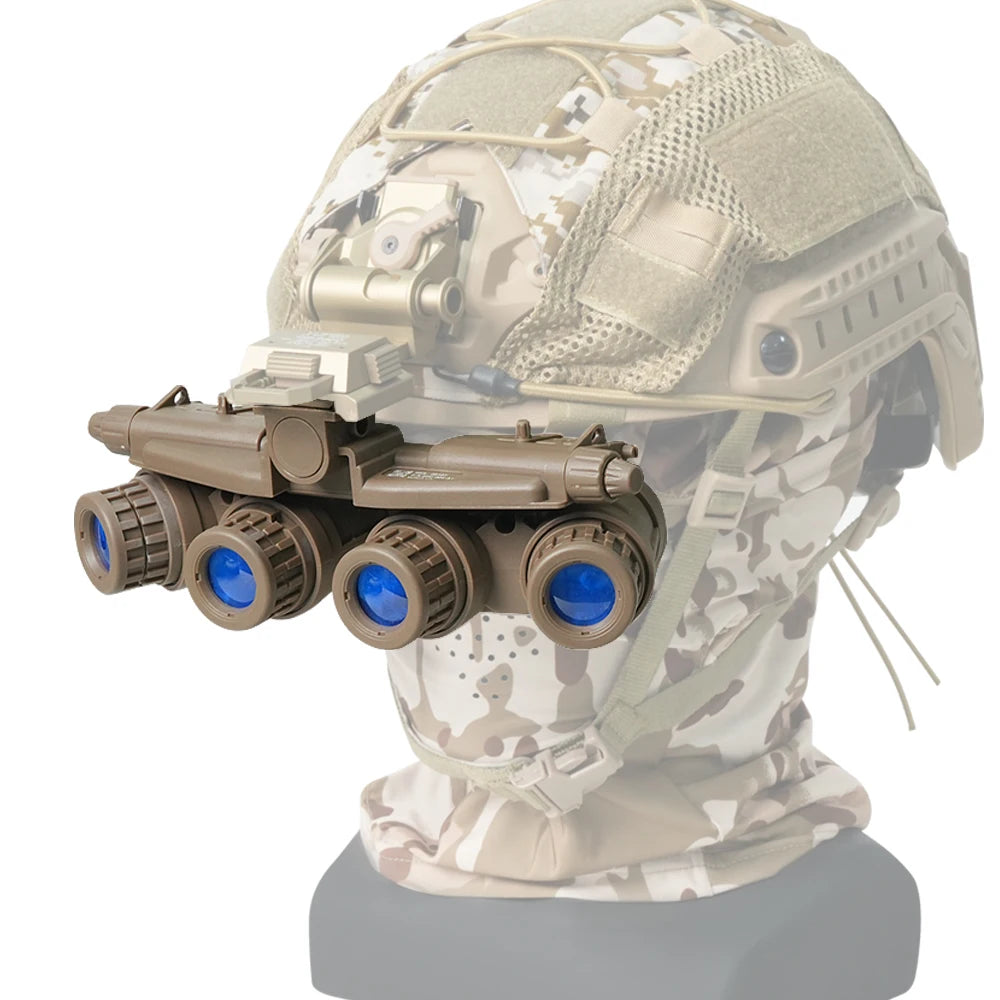 GPNVG18 1:1 Scale 4-Eyed Night Vision Goggle Replica - Realistic Display Model for Gaming & Film Props